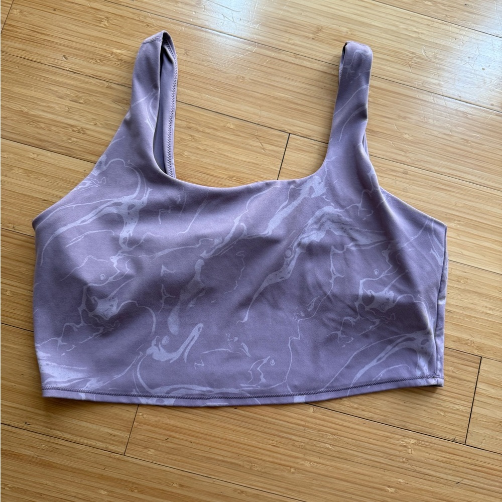 All in Motion purple marble Activewear Top - size XXL